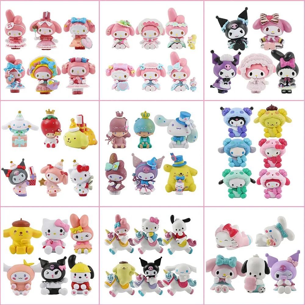 Melodi el yapımı Sanrio babymoroll babybabymoroll Clow M kör kutu oyuncak kapsül oyuncak bebek Tik Tok canlı akışı fabrika toptan