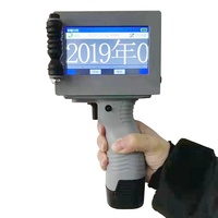 Imprimante de Code à jet d'encre de Date, Machine de codage, imprimante à jet d'encre portative pour la date, numéro de lot, machine d'impression d'emballage/verre/bouteille