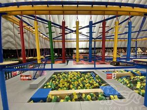 Terrain de jeu intérieur de saut de lit de <span class=keywords><strong>trampoline</strong></span> de <span class=keywords><strong>fitness</strong></span> personnalisé Ninja Warrior parcours d'obstacles pour enfants - Product Image 5
