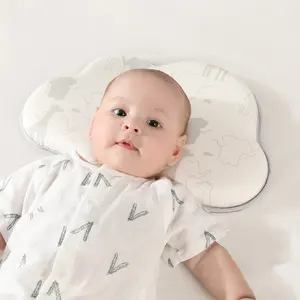 Bio Anti Flat Kinder Kopfschutz Cartoon Neugeborene Baby Stillen geformte Schlaf kissen Weiß für Neugeborene Baby schlafen