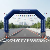 Arches gonflables personnalisées pour la publicité sportive, avec Sky Dancer et souffleur