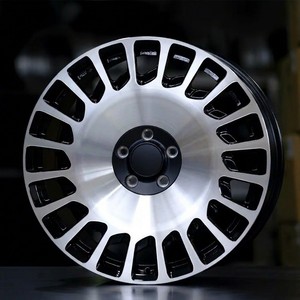 Rines Forjados de 18 y 19 Pulgadas, Diseño Turbofan, Acabado Negro Mecanizado, 5x112 5x114.3, Cóncavos, para VW Golf R, <span class=keywords><strong>Ford</strong></span> Focus <span class=keywords><strong>RS</strong></span>, Audi S3 Rally - Product Image 3