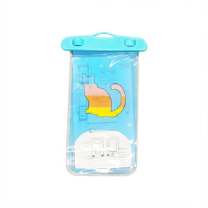 Bolsa impermeable para teléfono con diseño de dibujos animados, bolsa impermeable sellada con diseño de animales coloridos, bolsa para buceo en aguas termales, protector de cámara para rafting al aire libre - Product Image 5