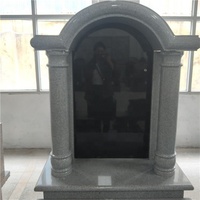 Pierre tombale en granit noir de conception unique en gros, pierre tombale en granit, monument funéraire en granit, mausolées de cimetière