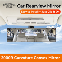 2000R Grand Angle Clip-On Baby Mirror pour Voitures Camions SUVs Installation Facile Rétroviseur Intérieur Accessoire Élargit la Vue Originale