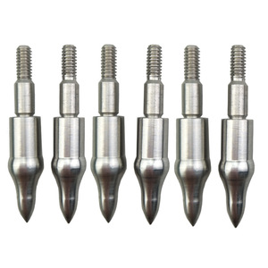 Stainless Steel Gourd Arrowheads 6.2mm Threaded For Shooting Equipment - Product Image 1