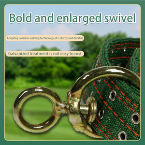 Collier de traction réglable en toile épaisse et nylon pour bétail, sangle de cou pour veau, pour <span class=keywords><strong>ferme</strong></span> <span class=keywords><strong>porcine</strong></span>, nouveau vert, garantie 3 mois - Product Image 3