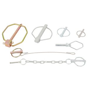 Galvanized Ring <b>Pins</b> O Type <b>Pin</b> 4.5 Mm Zinc Plated Carbon Steel For Agricultural Machinery Parts General Use - Product Image 1