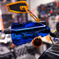Protège-mains PC 4mm pour moto Harley Davidson Softail M8 Fat Bob Breakout Low Rider S 2018-2023