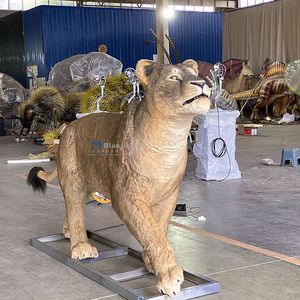 Mô hình sư tử hang động animatronic điêu khắc sinh vật thời tiền sử - Product Image 2