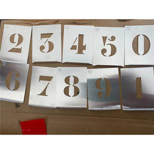 Meilleure vente qualité métal laiton <span class=keywords><strong>alphabet</strong></span> gravure <span class=keywords><strong>pochoir</strong></span> peinture pour métal - Product Image 4