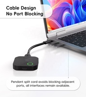Transmisor y Receptor HDMI Inalámbrico, hasta 6 Transmisores, Plug&Play, 2.4/5G 1080P 50M, Divisor para TV, Cámara DSLR, Proyector, Laptop, PC