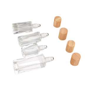 ขวดน้ำหอมแบบโรลออน 10 มล. แก้วพร้อมฝาไม้ไผ่ ภาชนะใส่น้ำมันหอมระเหยแบบพกพาขนาดเล็ก - Product Image 5