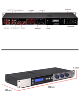Processeur audio stéréo professionnel d'égaliseur d'étape de Digital pour le matériel sonore professionnel d'étape