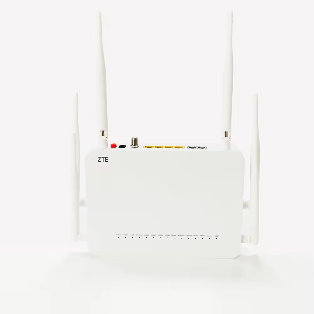 ZTE ZXHN F688 4ge +2pots +1usb+catv High Dual Band Wifi Gpon Ont