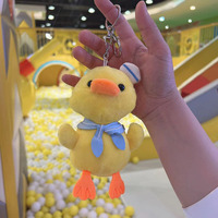 Meilleure vente TikTok : Porte-clés pendentif en peluche canard mignon pour sacs, cadeau pour fille, jouet en peluche
