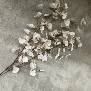 結婚式のための蘭100cm人工オンシジウム蘭の花を踊るぶら下げ花