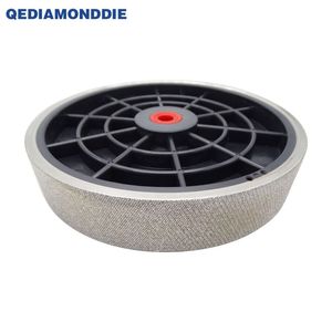 Meule diamantée à corps en plastique électrolytique Meule diamantée en pierre précieuse galvanisée de 6 pouces pour pierres précieuses Jade meulage polissage - Product Image 3