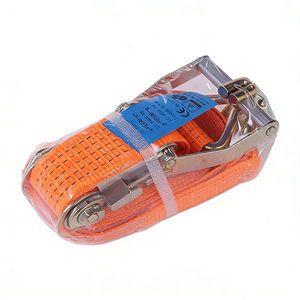 Sangles <span class=keywords><strong>d</strong></span>'<span class=keywords><strong>arrimage</strong></span> à cliquet durables de 38 mm de large avec doubles crochets en J pour le transport de motos et de fourgons de livraison pour Google - Product Image 3