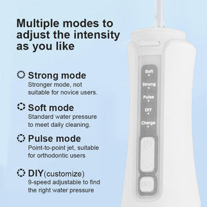 Hydropulseur dentaire professionnel rechargeable portable pour le nettoyage des dents, acceptant les échantillons, irrigateur dentaire à jet d'eau - Product Image 3