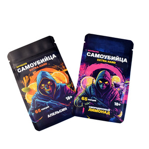 Tùy Chỉnh Kỹ Thuật Số In Phẳng Doypack Gummy Lá Nắp Kéo Nhựa Ziplock Bao Bì Ăn Được Mùi Con Bằng Chứng 3.5 3.5G Mylar Túi - Product Image 4