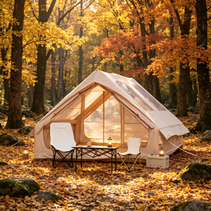 Tente <span class=keywords><strong>de</strong></span> <span class=keywords><strong>camping</strong></span> gonflable en PVC <span class=keywords><strong>de</strong></span> taille familiale, espace <span class=keywords><strong>de</strong></span> couchage pour 4 personnes, espace assis pour 5/7 personnes, pour une utilisation en extérieur en toutes saisons - Product Image 4