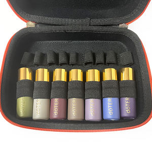 Gotero de cristal negro mate con collar dorado, botella de aceite esencial, gotero de aceite para Barba, 10ml, 15ml, 30ml, 50ml - Product Image 3