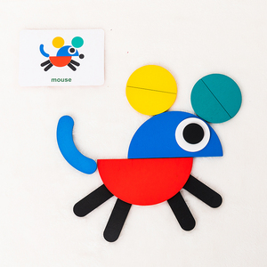 Forme di Apprendimento in età prescolare Di <span class=keywords><strong>Puzzle</strong></span> Giocattoli Educativi Montessori Di Legno Blocchi Del Modello di <span class=keywords><strong>Puzzle</strong></span> Di <span class=keywords><strong>Puzzle</strong></span> - Product Image 6