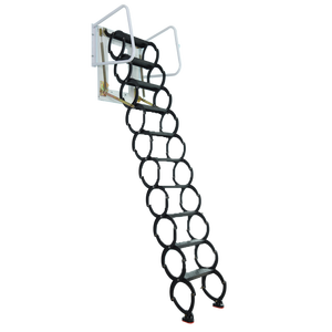 บันไดอลูมิเนียมแบบยืดหดได้บันไดห้องใต้หลังคาแบบพับได้สีน้ำเงิน GT-AL02 - Product Image 4