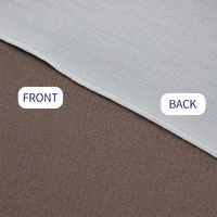 Tissu de couche d'air de matelas marron Simmons avec certificat, tissu tricoté de couche d'air de matelas de couleur unie haut de gamme