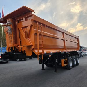 Fournisseur d'usine Chine, Meilleure vente : Semi-remorque benne basculante CIMC 3 <span class=keywords><strong>essieux</strong></span> type U 40 m³ pour transport de marchandises, d'<span class=keywords><strong>occasion</strong></span> - Product Image 3