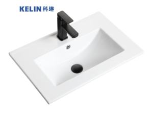 <span class=keywords><strong>Commode</strong></span> en porcelaine bon marché en gros, longueur 60 <span class=keywords><strong>cm</strong></span>, blanc moderne, vasque rectangulaire, meuble de salle de bain, lavabo, meuble WC, lavabo d'hôtel - Product Image 6