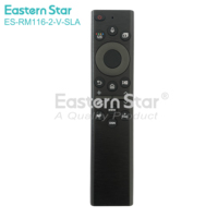 ES-RM116-2-V-SLA Remote Control Suara Smart TV Berkualitas Tinggi untuk Samsung BN59-01385A BN59-01385B Pengisian Daya Solar Micro-light