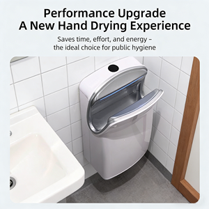 เครื่องเป่ามือสำหรับห้องน้ำเชิงพาณิชย์, เครื่องเป่ามือไฟฟ้าแบบไร้สัมผัส, เสียงเงียบพิเศษ, แบบติดผนัง - Product Image 3