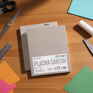 Lámina de Cartón Ilan 20x30cm 2mm 4 Piezas para Manualidades y Proyectos de Bricolaje - Product Image 3