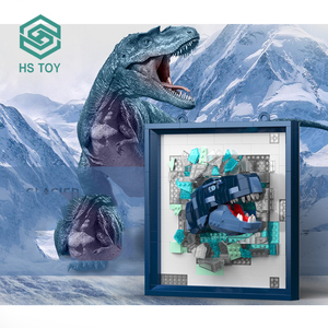 HS Original aventure Jurassic Park <span class=keywords><strong>Indominus</strong></span> <span class=keywords><strong>Rex</strong></span> dinosaure monde bloc de construction ensemble éducatif en plastique modèle <span class=keywords><strong>jouet</strong></span> - Product Image 4