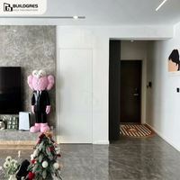 Porte en bois invisible de qualité supérieure de Buildgres-pour l'étude de manoir de luxe