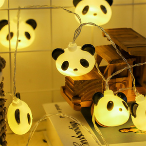 Veilleuse à piles suspendue fée Led <span class=keywords><strong>lune</strong></span> guirlandes lumineuses pour enfants panda décoration de fête de mariage - Product Image 4