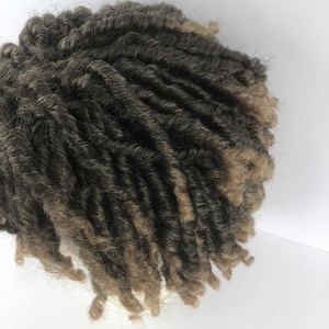 All'ingrosso sintetico Afro crespo riccio 12 pollici <span class=keywords><strong>parrucca</strong></span> colorata <span class=keywords><strong>parrucca</strong></span> Afro Twist capelli sintetici <span class=keywords><strong>parrucca</strong></span> per <span class=keywords><strong>uomo</strong></span> nero - Product Image 3