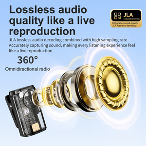 Microphone à condensateur sans fil SX101 avec suppression du bruit pour radio en direct en extérieur et conférences, prend en charge la charge simultanée - Product Image 3