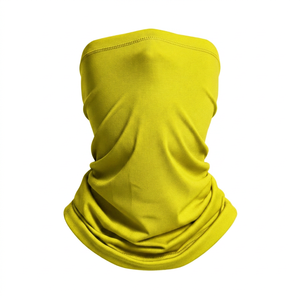 Cache-cou tubulaire respirant en polyester à motif uni avec logo de marque, protection solaire pour le cou, idéal pour le cyclisme, la randonnée et les activités de plein air toutes saisons - Product Image 3