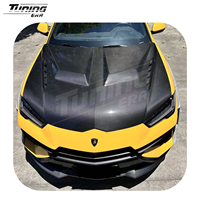 Capot moteur en fibre de carbone sèche style 101 pour Lamborghini Urus S 2022+ Kit de conversion amélioré