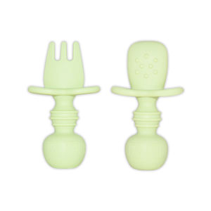 Ensemble de couverts de voyage en silicone pour bébé, cuillère et fourchette portables, étui hygiénique, repas nomades, accessoires pour nourrissons et tout-petits - Product Image 5