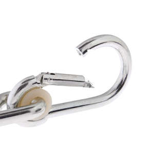 Kit de suspension pour balançoire avec mousqueton et <span class=keywords><strong>crochet</strong></span> robuste pour balançoire en bois et quincaillerie de balançoire - Product Image 6