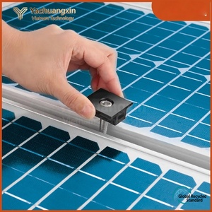 Gancho Deslizante de Aluminio Negro en Forma de T con Ranuras Ajustables y Perilla Redonda - Product Image 6