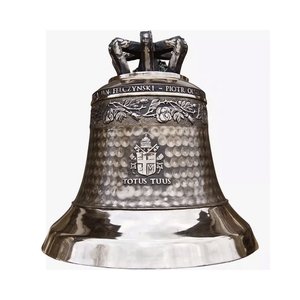 Religious Church Decoration Large Metal Bronze <strong>Brass</strong> <strong>Bell</strong> Sculpture for Sale - Product Image 1