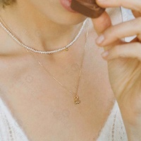 Kalung Liontin Beruang Teddy Lucu Berlapis Emas 18K Penjualan Terbaik Gemnel
