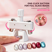 Outil magnétique multifonctionnel pour nail art, effet œil de chat, premium, rotation à 360 degrés, bâton magnétique 3D pour vernis gel, manucure