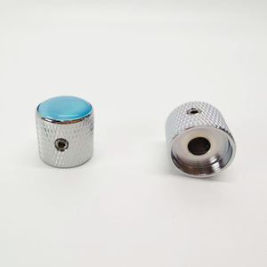 Premium Inlaid Cabochon Gemstone <strong>Knob</strong> Metal Electric Guitar Bass <strong>Volume</strong> Tone Potentiometer Control <strong>Knob</strong> Cap - Product Image 6