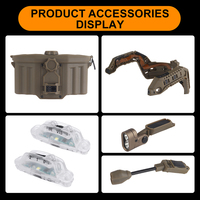 Ensemble de rails modulaires ARC HL-ACC-84, 5 positions de verrouillage, NYLON, utilisation tactique, compatible avec les tailles M/L/XL/XXL, casques FAST à coupe très haute